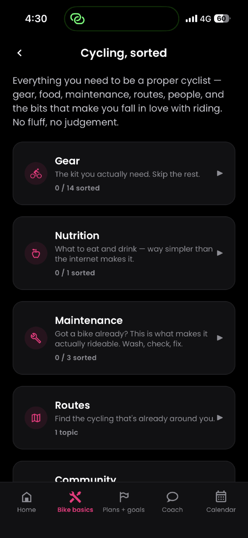 Etapa's gear, nutrition, maintenance and routes guides